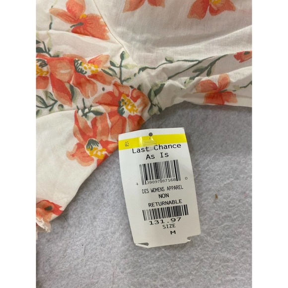 NWT LOVE SAM Anthropologie Womens Spring Foliage Handkerchief Hem Dress Medium - Picture 4 of 8